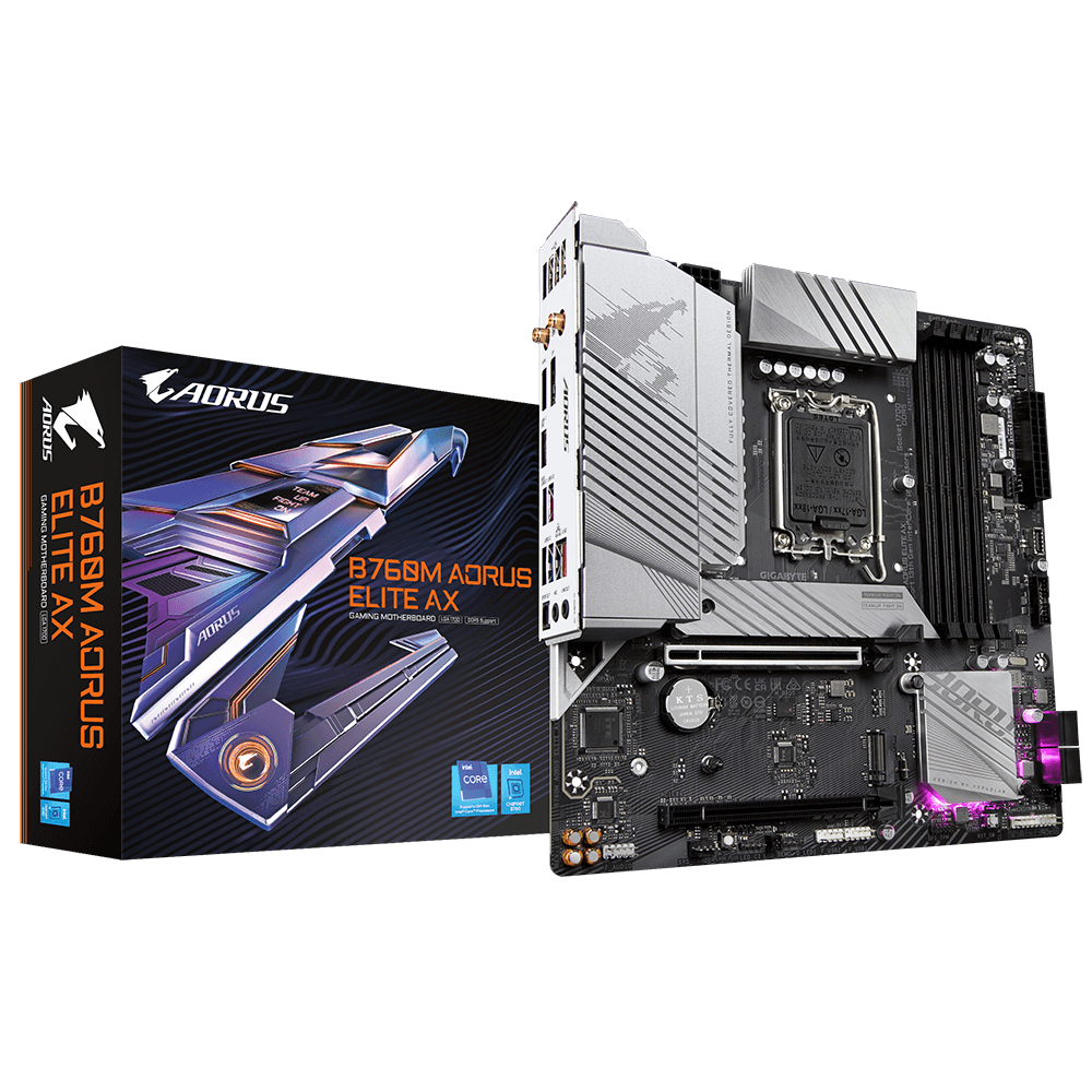 Placa de baza Gigabyte B760M AORUS ELITE AX, Socket 1700