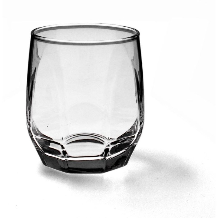 Set 6 pahare, Ramiz, Sticla, 215ml