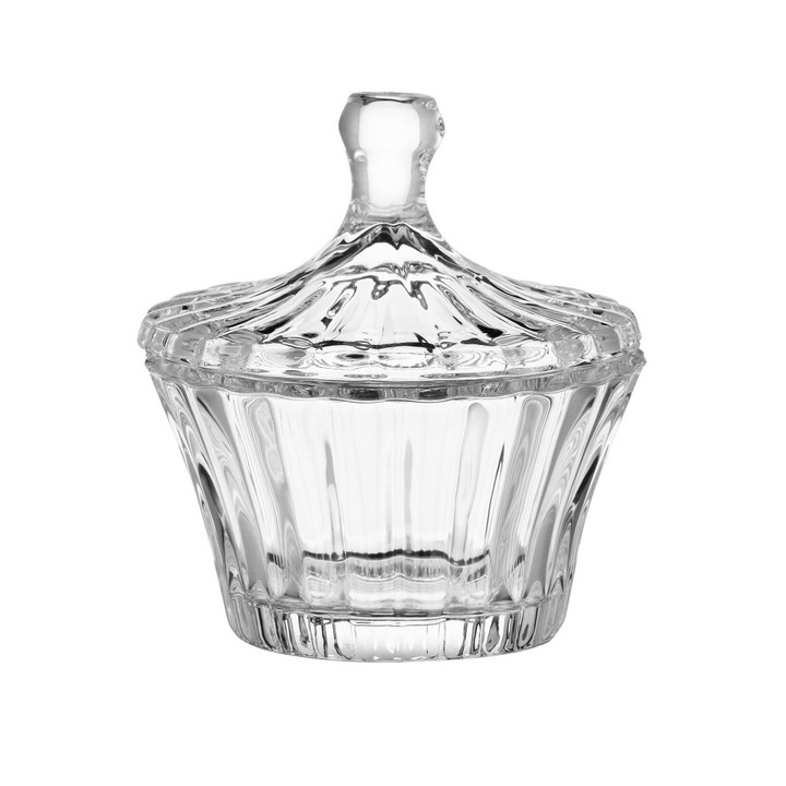 Recipient zahar, Villa Italia, Sticla, 14cm, Transparent