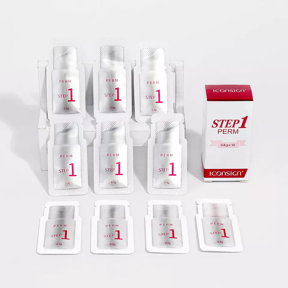 Set 10 plicuri laminare gene si sprancene, Pasul 1, Agent Permanent