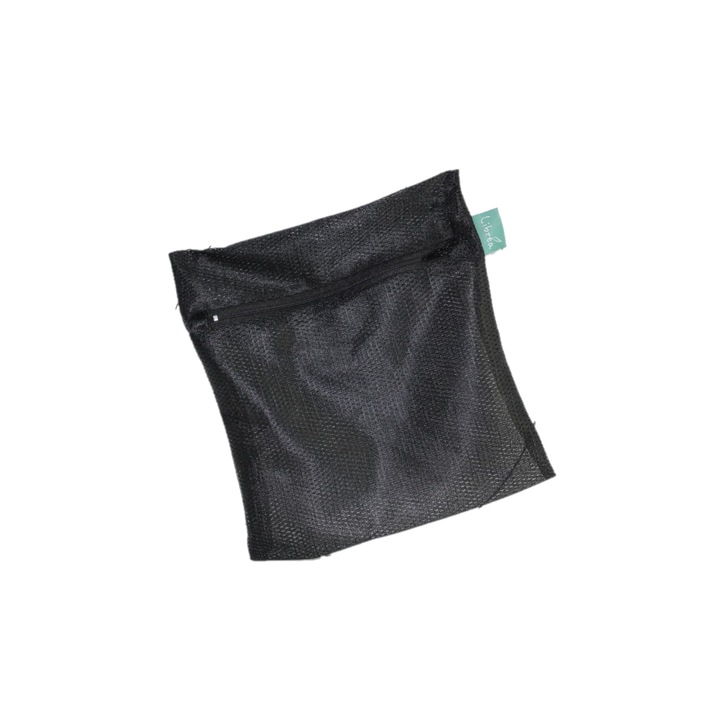 Чанта за пране Черна 24 х 25 см