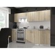 Dulap bucatarie, Akord Furniture Factory, Suspendat, PAL, 60cm, Alb/Maro