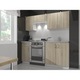Dulap bucatarie, Akord Furniture Factory, Suspendat, PAL, 60cm, Alb/Maro