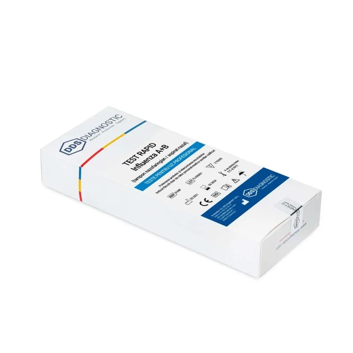 Комплект от 2 броя Nasopharyngeal Flu Influenza A+B бърз тест