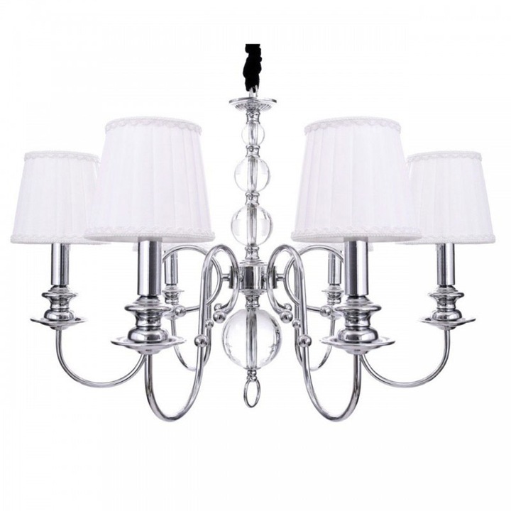 Lustra Berella Light, 40 W, Alb/Gri