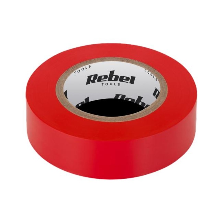 Banda izolatoare 0.13X19mm 20m rosu REBEL