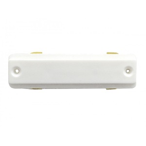 Wired Lighted Door Bell Push Button, White