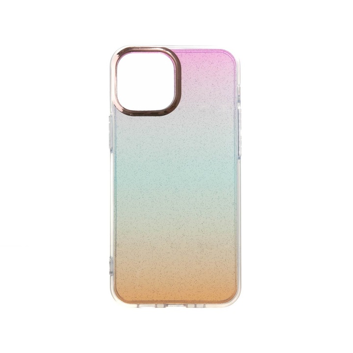 Capac Protectie Spate Colectia Fashion Compatibil Cu iPhone 13 Mini - Rainbow