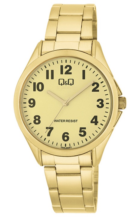 Ceas de barbati, Q&Q, Auriu