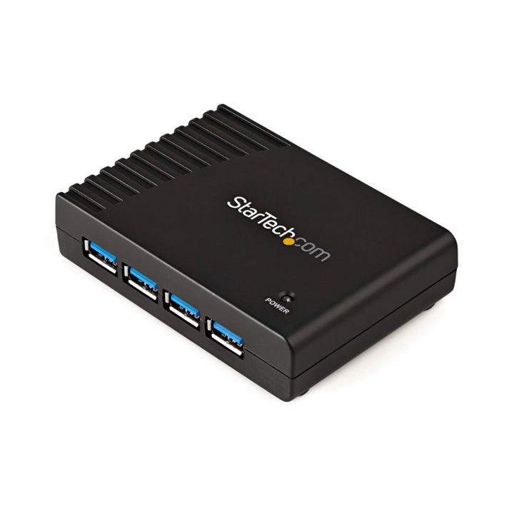 Hub USB StarTech ST4300USB3EU, USB Type-A, USB 3.2 Type-B Negru