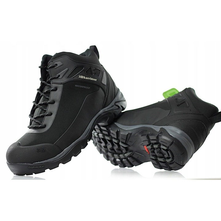 Férfi túrabakancs, Karrimor, K989-BLK fekete/szürke, 42EU