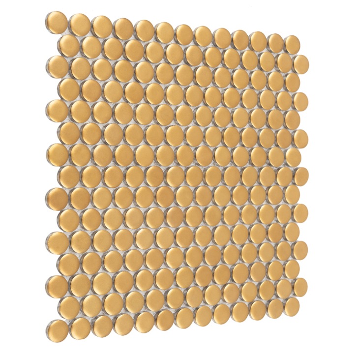 Mozaic, DUNIN, miss penny gold mat 27.2x27.4x0.6 cm
