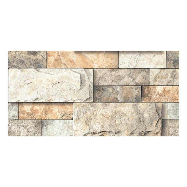 Placa murala portelanata 1007, 30 x 60, mata, 0.9 mp/cutie