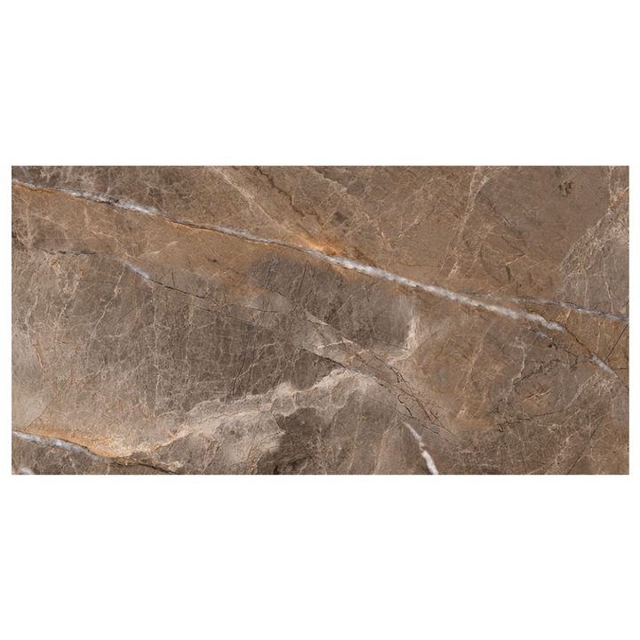 Gresie portelanata Alanya Brown, 30X60, mata, 1.62 mp/cutie