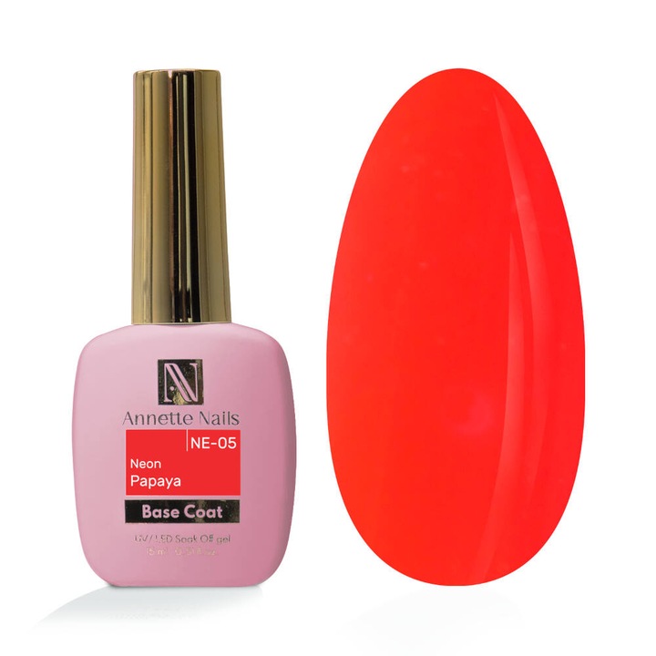 Baza Rubber AnnetteNails Neon Papaya NE-05