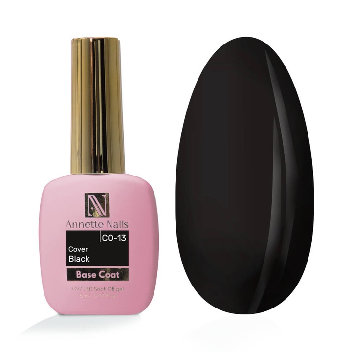 Baza Rubber AnnetteNails Cover Black CO-13
