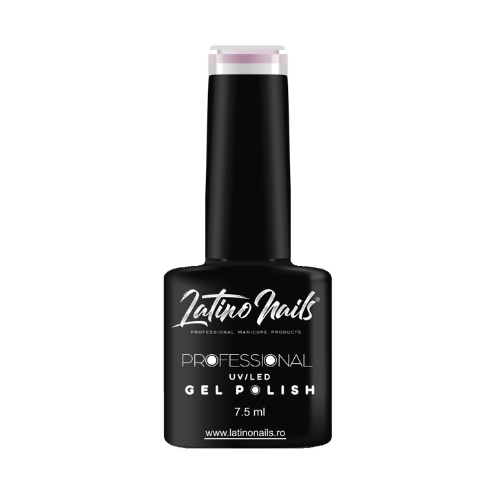 Gel pentru unghii Lac Liliac Grey, Latino Nails, violet spre gri, 7.5 ml