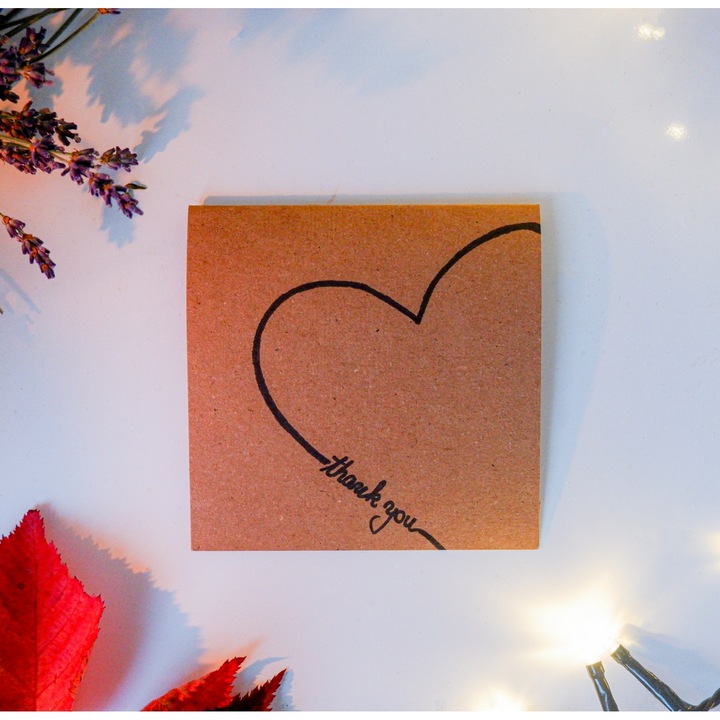 Felicitare Brown "Thank You!"