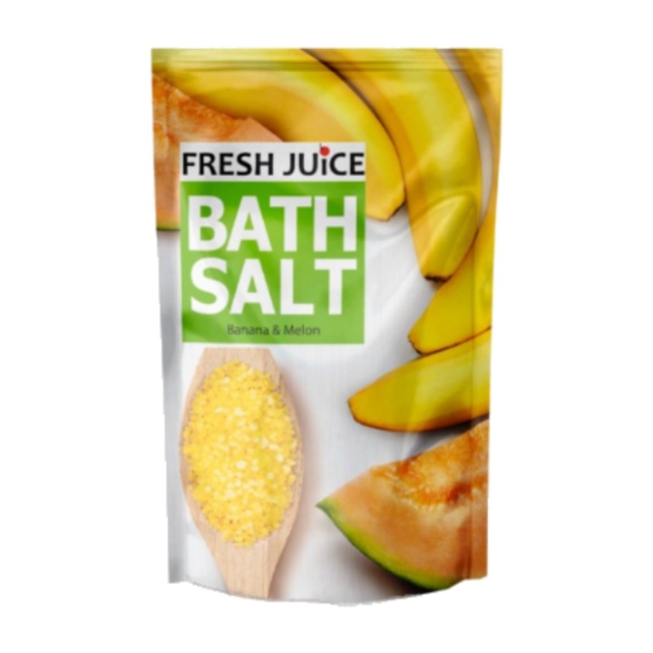 Sare de baie, Fresh Juice, Banana si Pepene galben, 500g