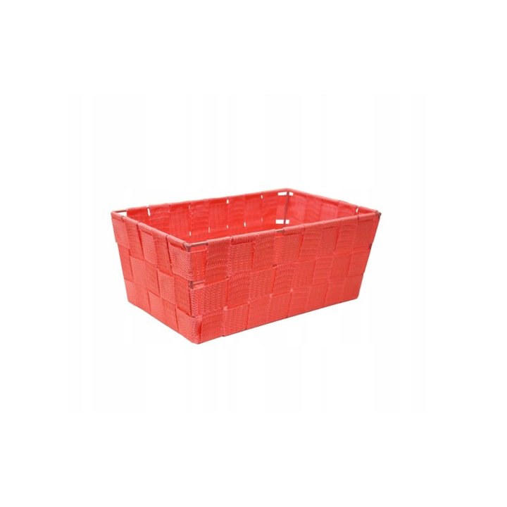 Cos organizator pentru cosmetice, rosu, 25x15x10 cm, Sepio