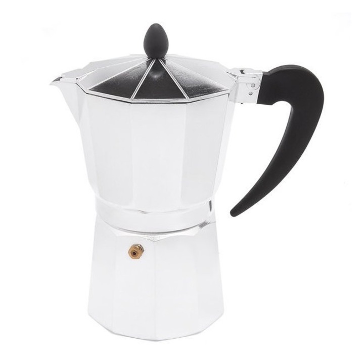 Aparat cafea, Tadar, Aluminiu/Plastic, 300 ml, 19 x 8.7 cm, Alb/Argintiu