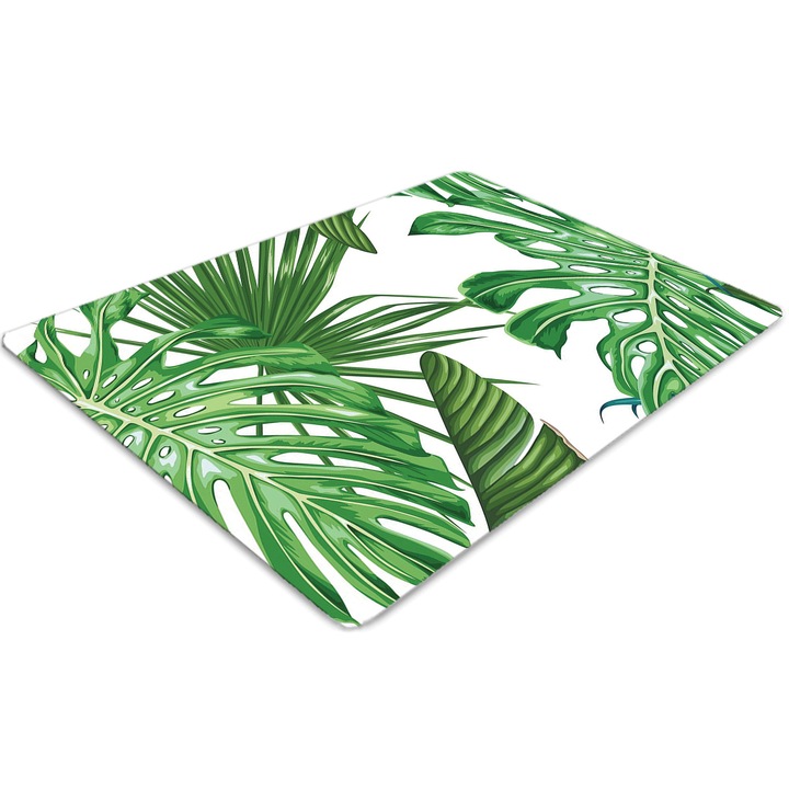 Covor pentru scaun de birou, PVC, monstru, Verde, 140 cm x 100 cm, 010250310030100029916