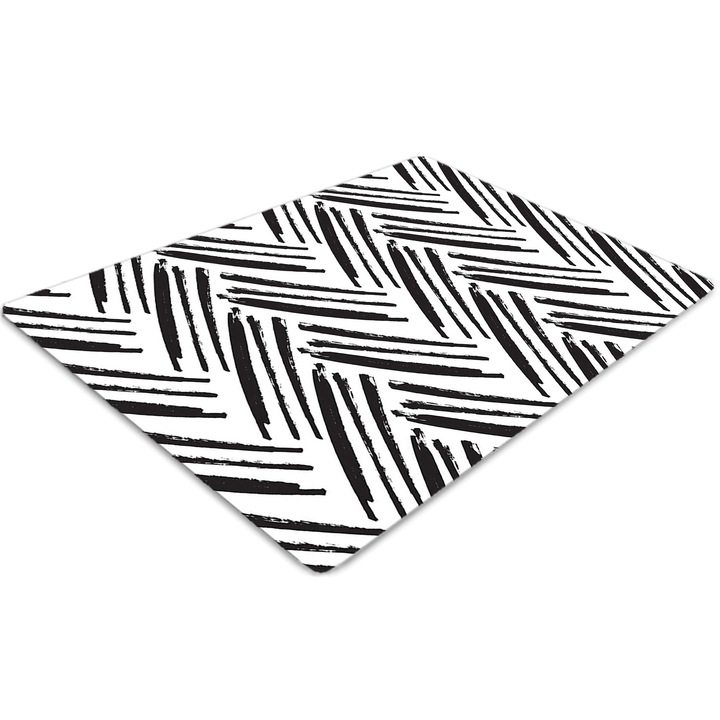 Covor pentru scaun de birou, PVC, chodel, Gri, 140 cm x 100 cm, 010250310030100029314