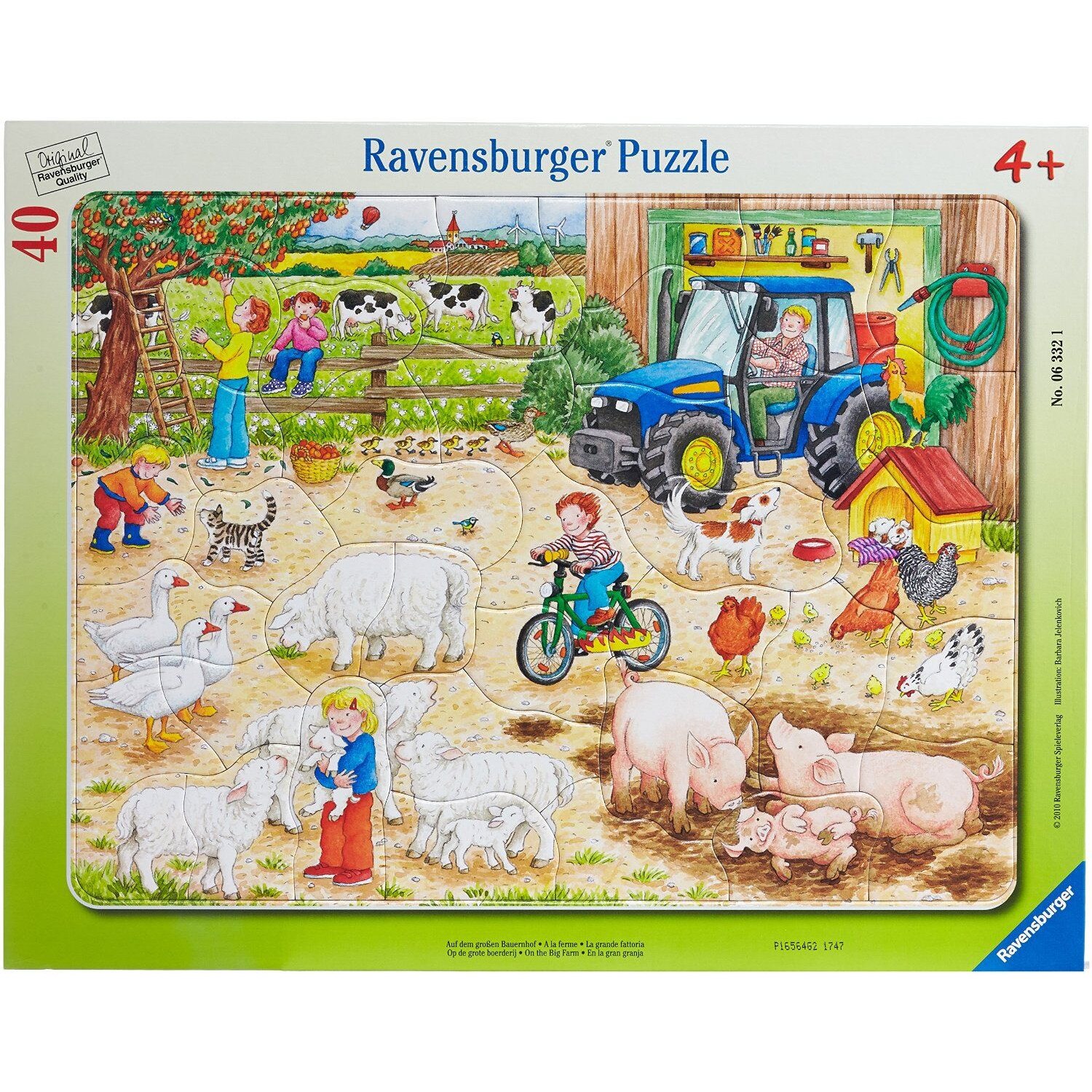 Puzzle Ravensburger de 40 piese - Ferma - eMAG.ro
