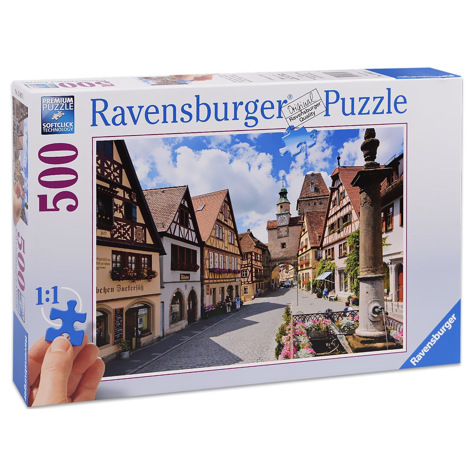 Schmidt 58287 Puzzle Carta Della Germania 1000 Pezzi – Mappa Geografica Per Adulti, Dimensioni 49.3x69.3 Cm, Qualità Premium