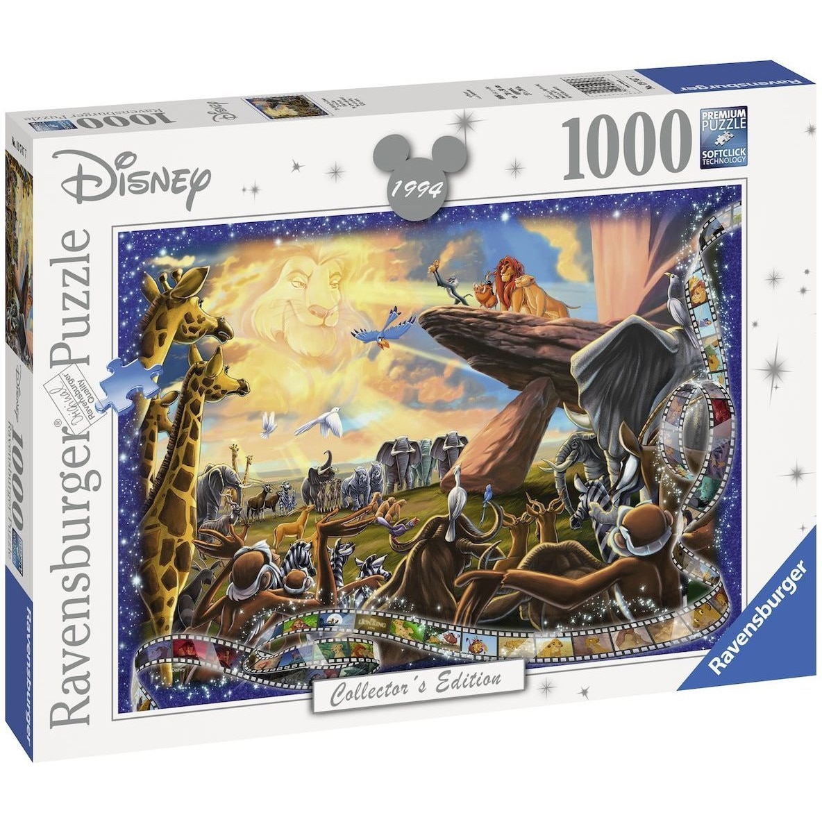 Puzzle Ravensburger de 1000 piese - Regele Leu - eMAG.ro