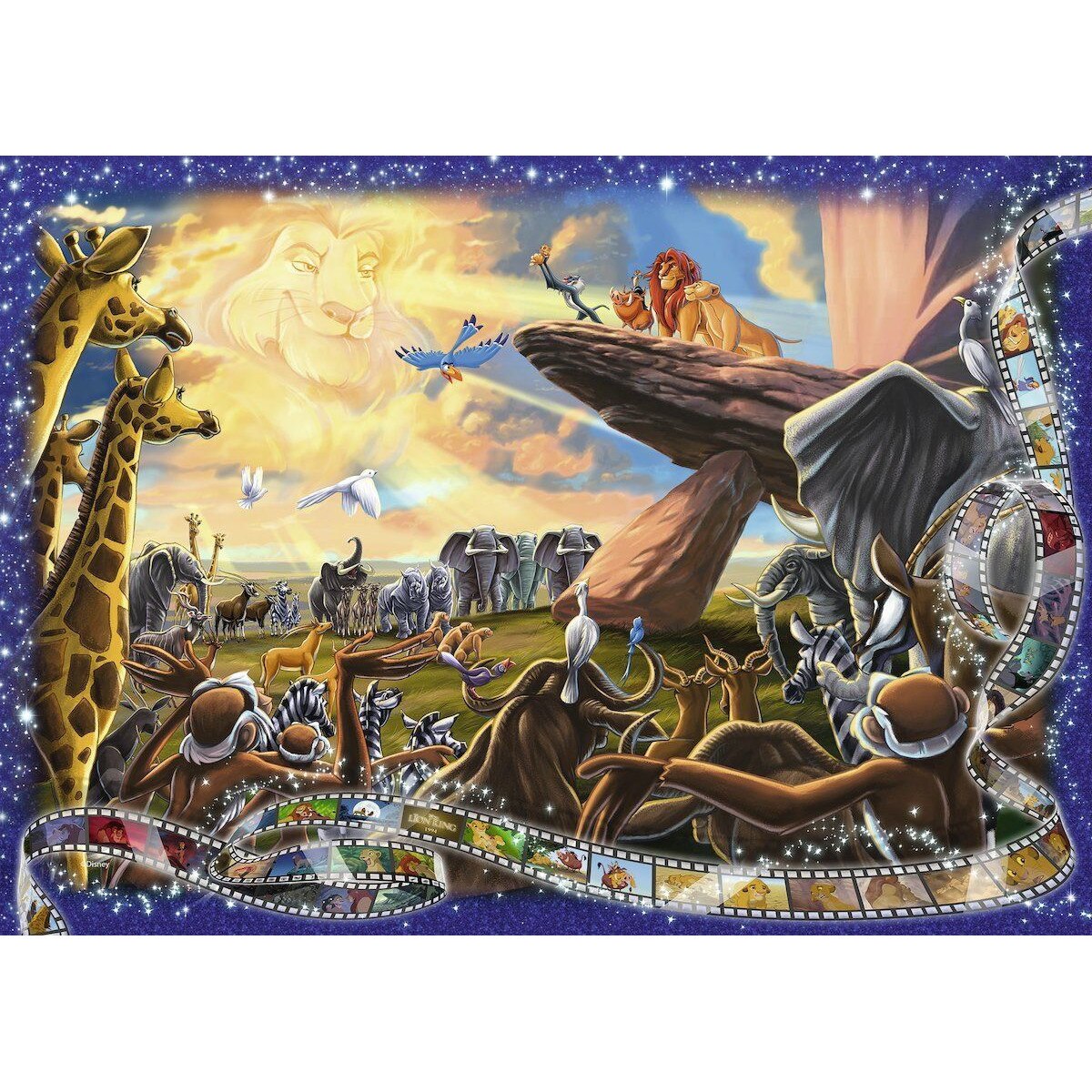 Puzzle Ravensburger de 1000 piese - Regele Leu - eMAG.ro
