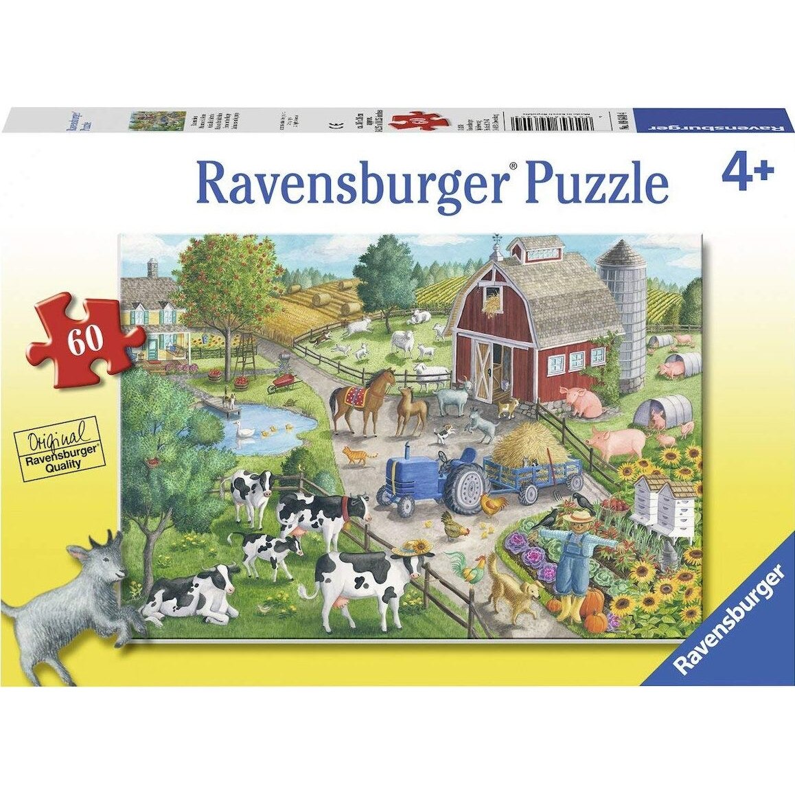 Puzzle Ravensburger de 60 piese - Ferma - eMAG.ro