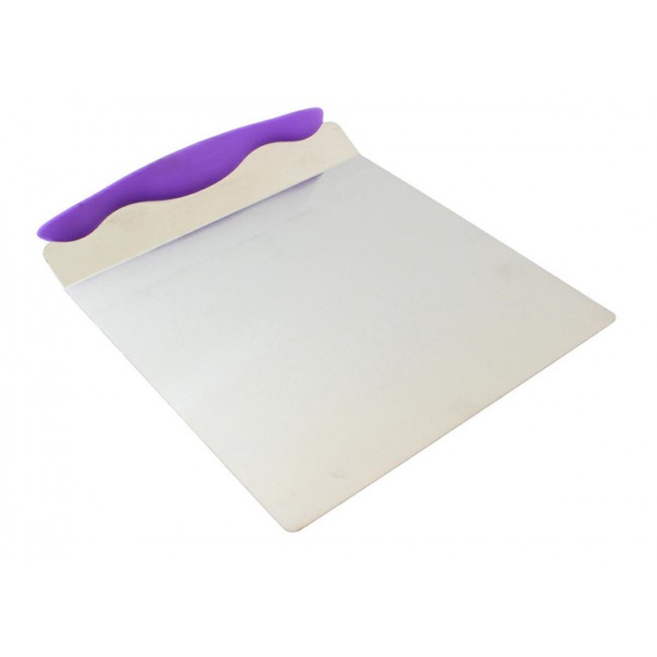 Spatula pentru patiserie, ATL, Inox/Plastic, 23.5x20.5 cm, Alb