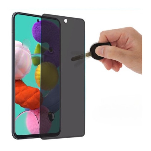 Folie sticla securizata Flippy compatibila cu Xiaomi 12T / 12 T Pro, Full Glue, Privacy, Negru
