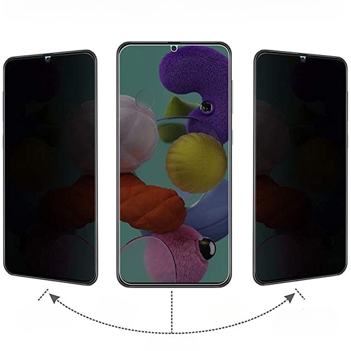 Folie sticla securizata Flippy compatibila cu Realme GT Neo 2, Full Glue, Privacy, Negru