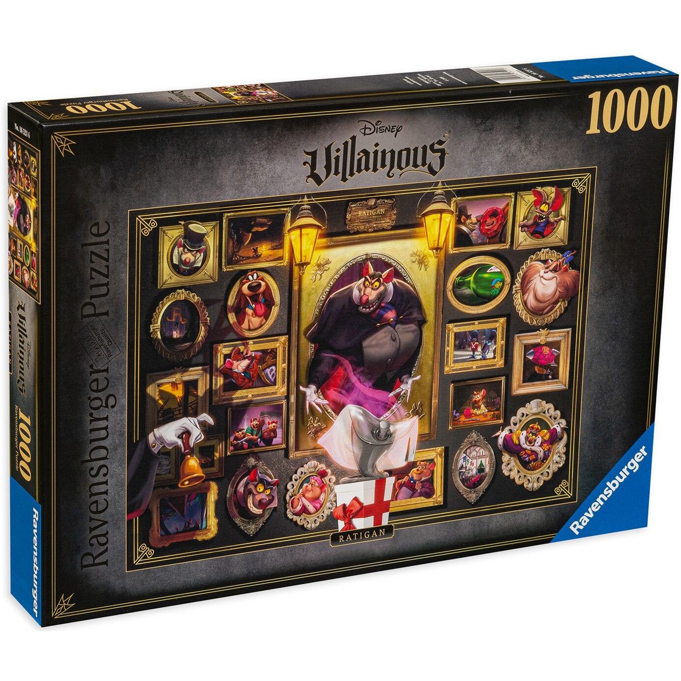 Puzzle Ravensburger de 1000 piese - Disney Villain: Ratigan - eMAG.ro