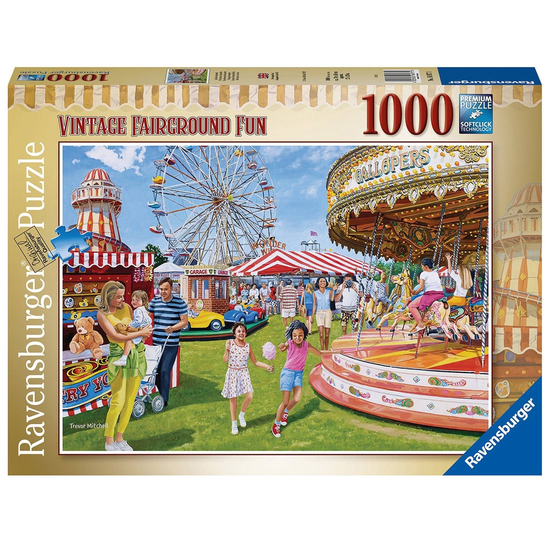 Puzzle Ravensburger 1000 de piese - Parc de distractii - eMAG.ro