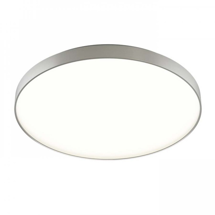 Плафон Mensa Rendl, LED, 107W, 80x9 см, бял/хром