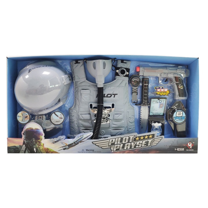 Set de jucarie, RegioJáték, Costum de pilot, Multicolor