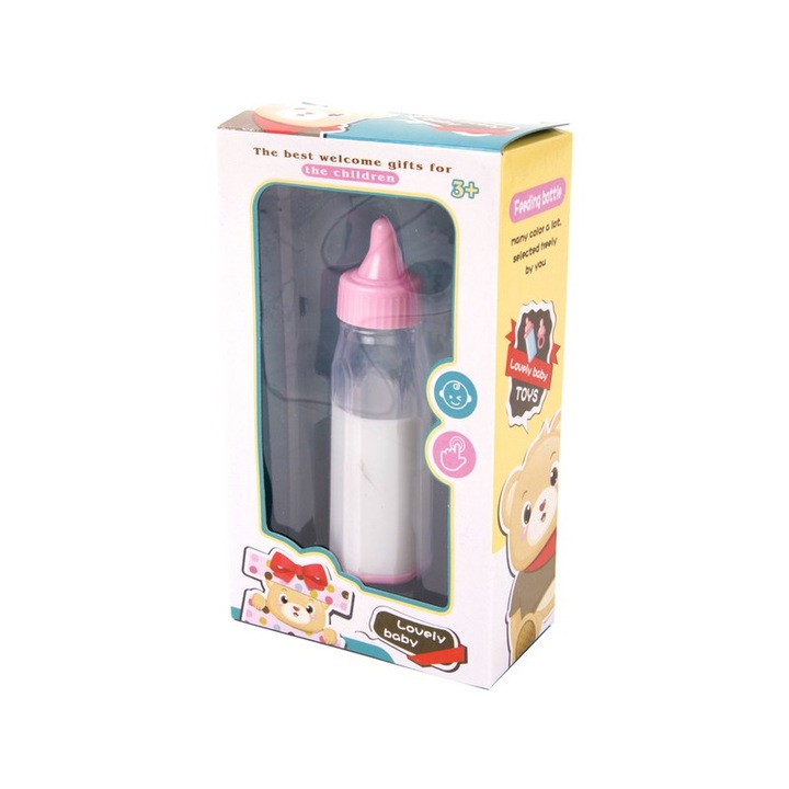 Biberon magic pentru papusi, RegioJáték, 12 cm