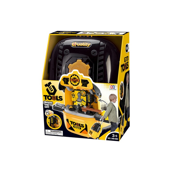 Set de scule intr-o valiza remorcabila