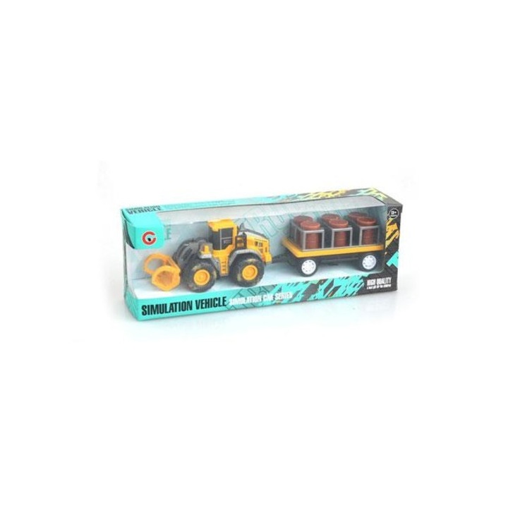 Magic Toys 4284652 Traktor utánfutóval - 1 db