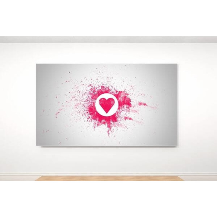 Vászonkép - Minimal heart - 40x60cm, vakrámán