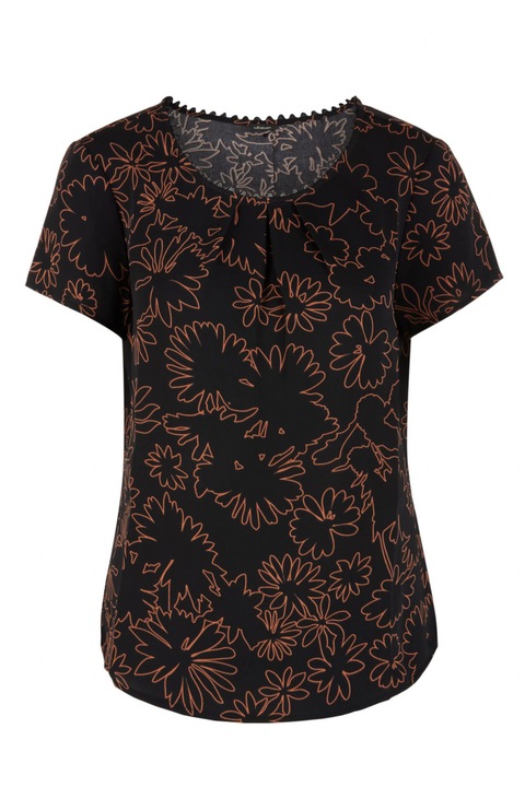 Bluza dama, s.Oliver, Poliester, Negru, 42