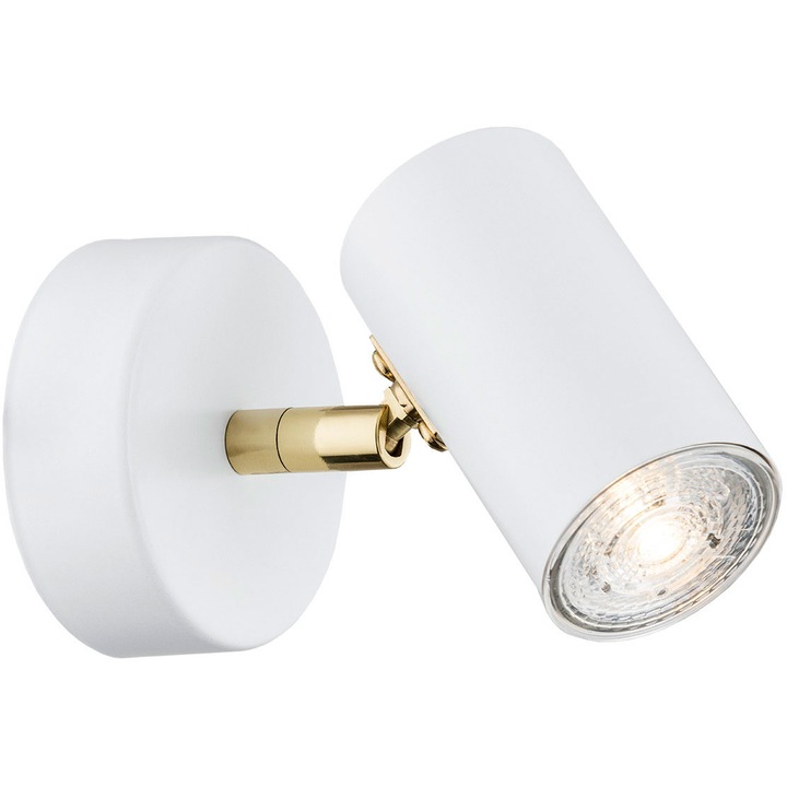 Lampa de perete Lagos 4209, Argon, Otel, 90 x 80 x 155 mm, Alb