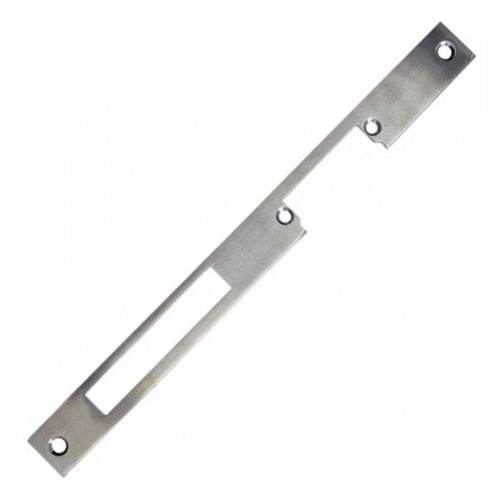 Placa lunga cu doua fete, ORNO, INOX, Gri metalic