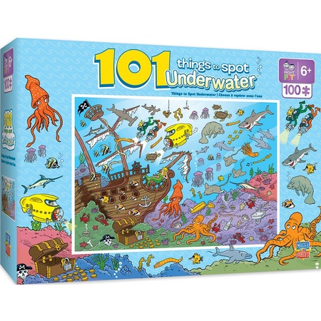 Puzzle Master Pieces din 101 de piese - Lumea subacvatica - eMAG.ro