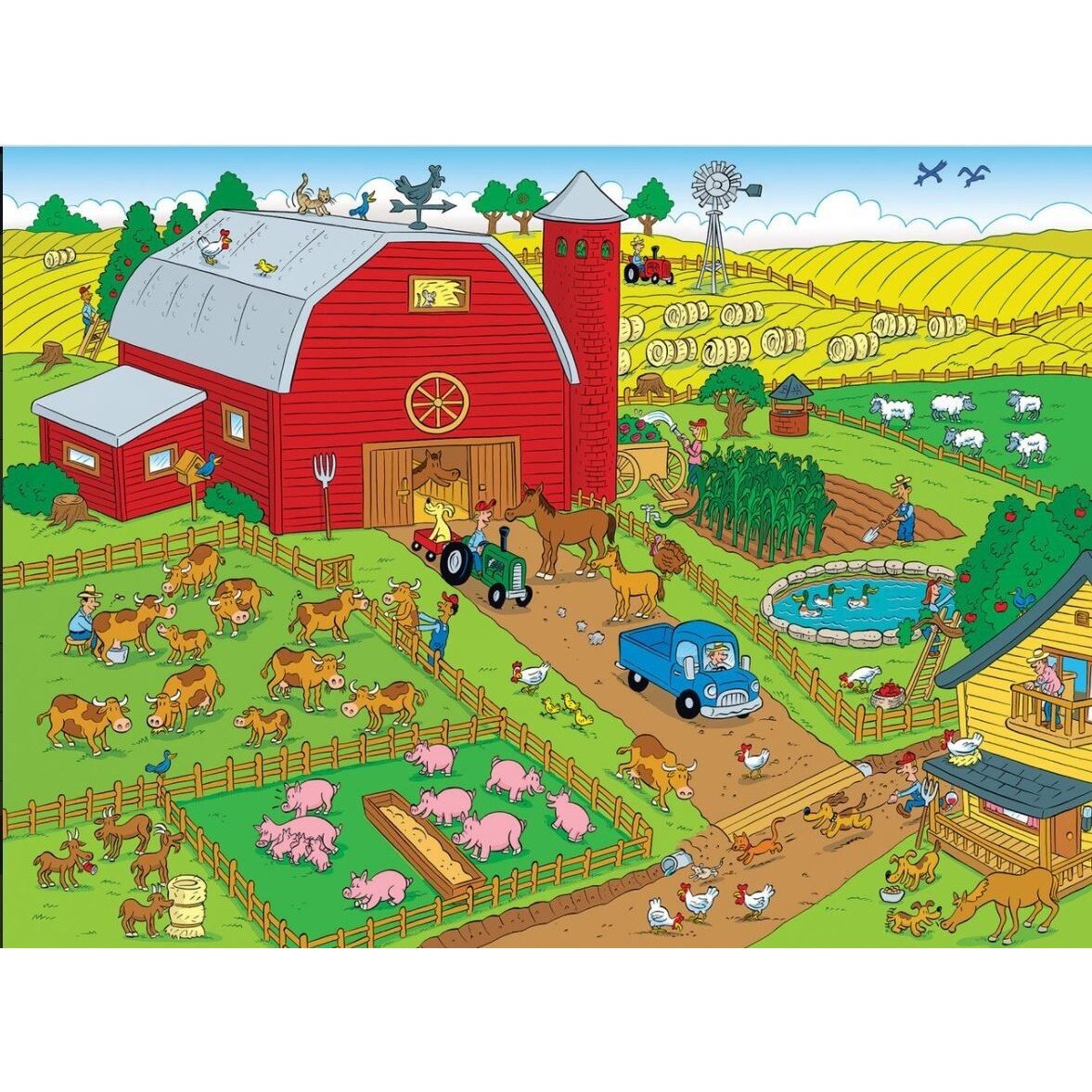 Puzzle Master Pieces din 101 de piese - In ferma - eMAG.ro