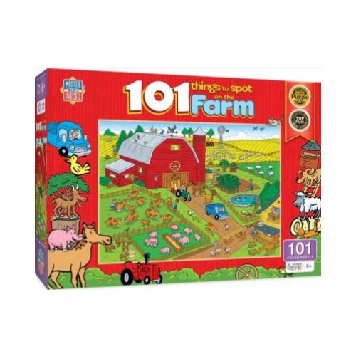 Puzzle Master Pieces din 101 de piese - In ferma - eMAG.ro