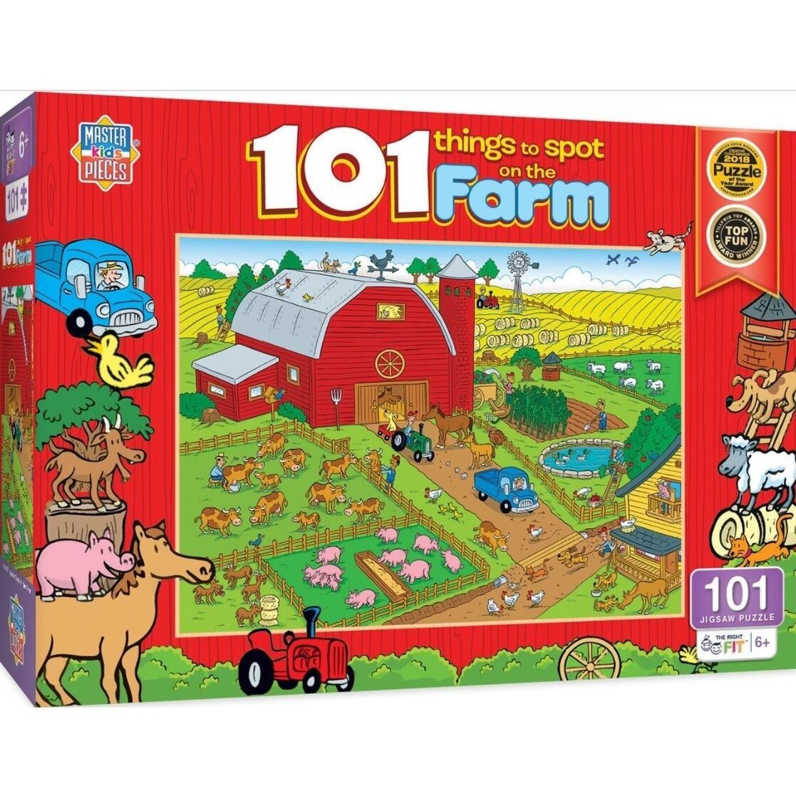 Puzzle Master Pieces din 101 de piese - In ferma - eMAG.ro